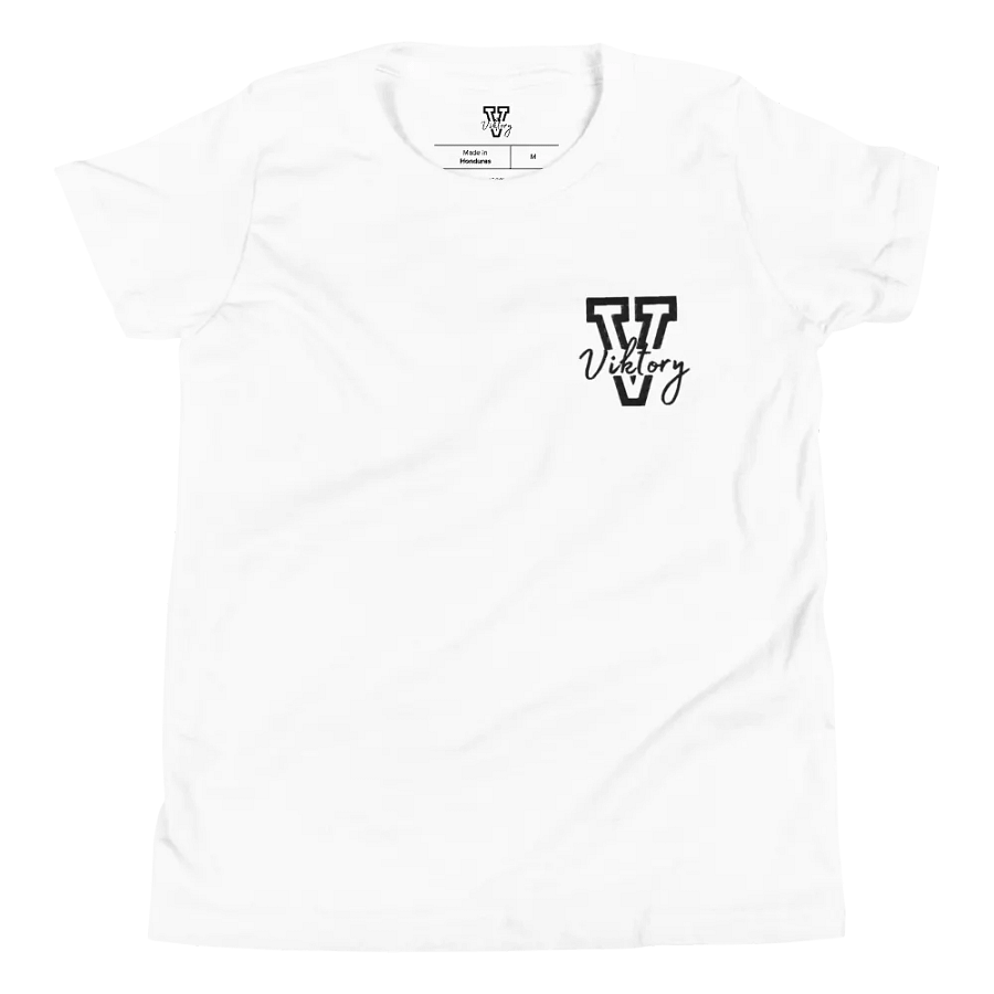 Kids Shirt White (black logo) product image (5)