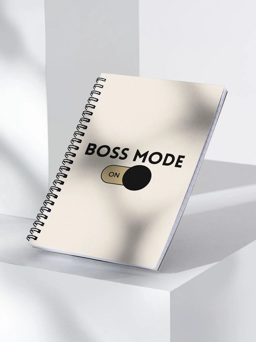 Boss Mode Spiral Notebook - Nude product image (4)