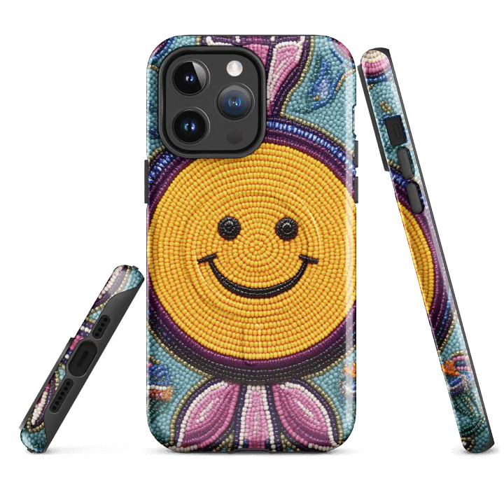 Smiley Face Faux-Beaded iPhone Case product image (4)