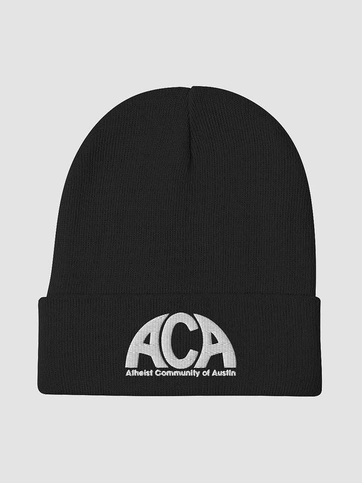 The Atheist Community of Austin Embroidered Beanie product image (1)