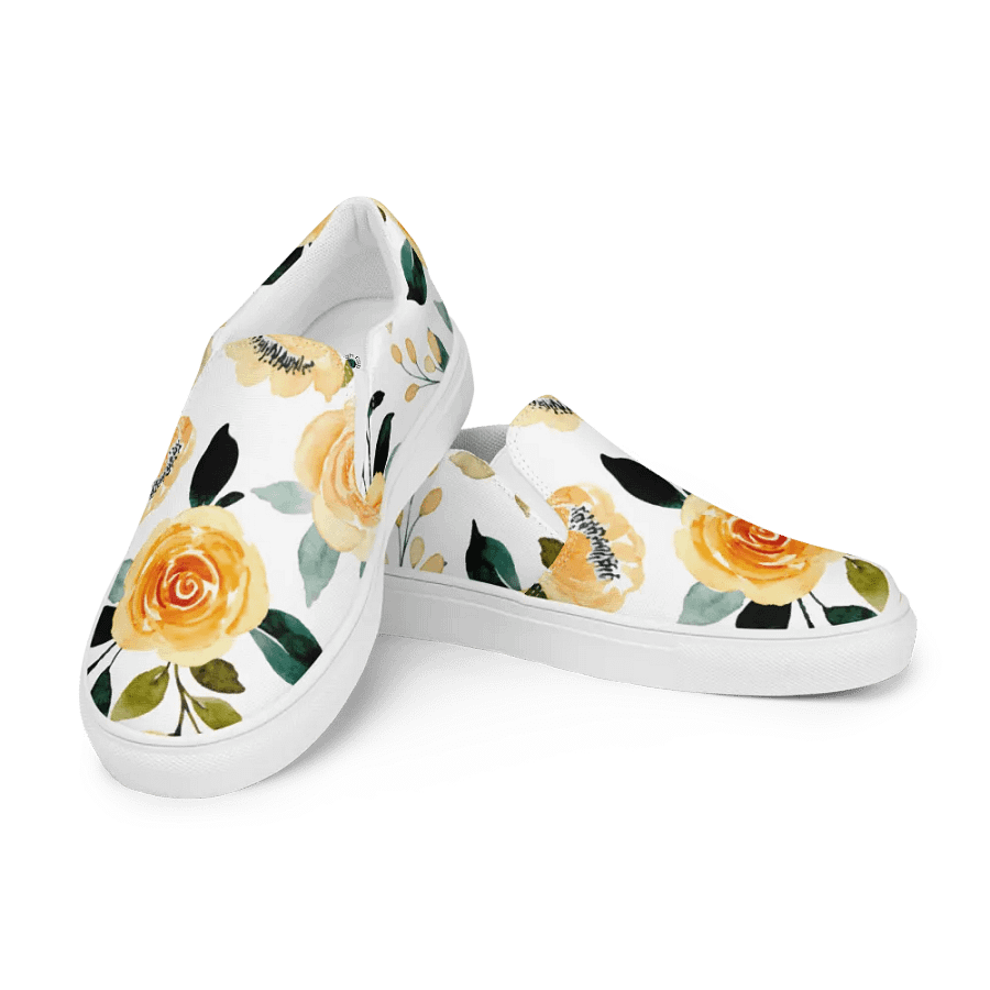 Yellow Rose Delight Slip-Ons product image (11)