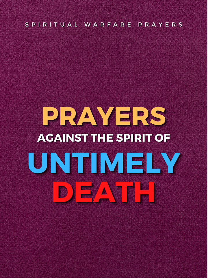 Prayers Against Untimely Death product image (1)