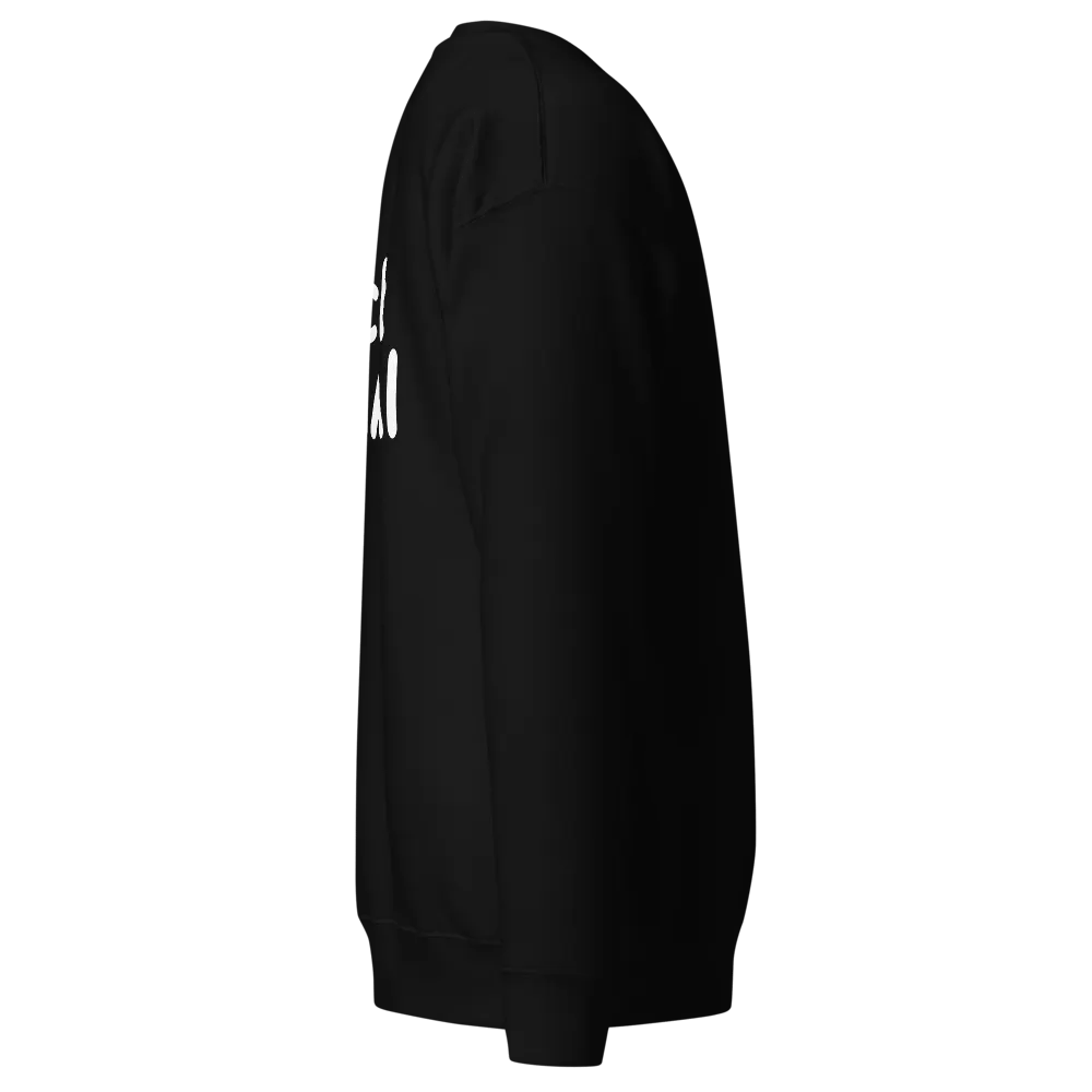 Absolut Idiocy Cotton Heritage Premium Sweatshirt - F✨ck Generative AI (Logo) product image (4)