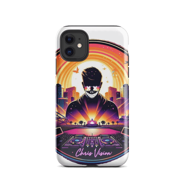 Neon DJ Sunset iPhone® Tough Case product image (24)