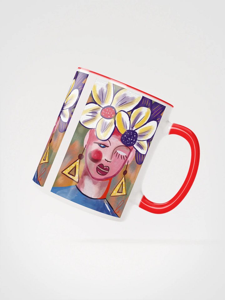 Blossom Mug in Red product image (4)