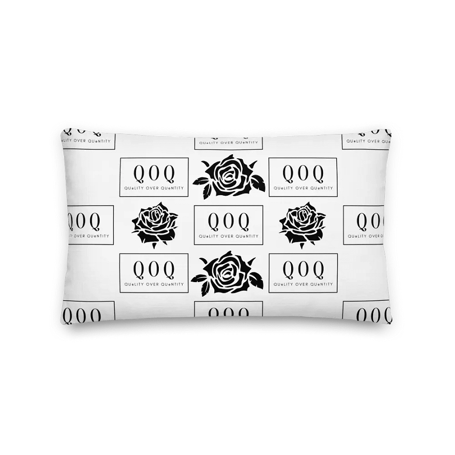 QoQ Rose Pillow (Black&White) product image (1)
