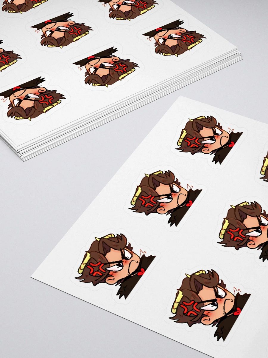 Nukeri Emote Sticker Set - 9x Angry product image (10)