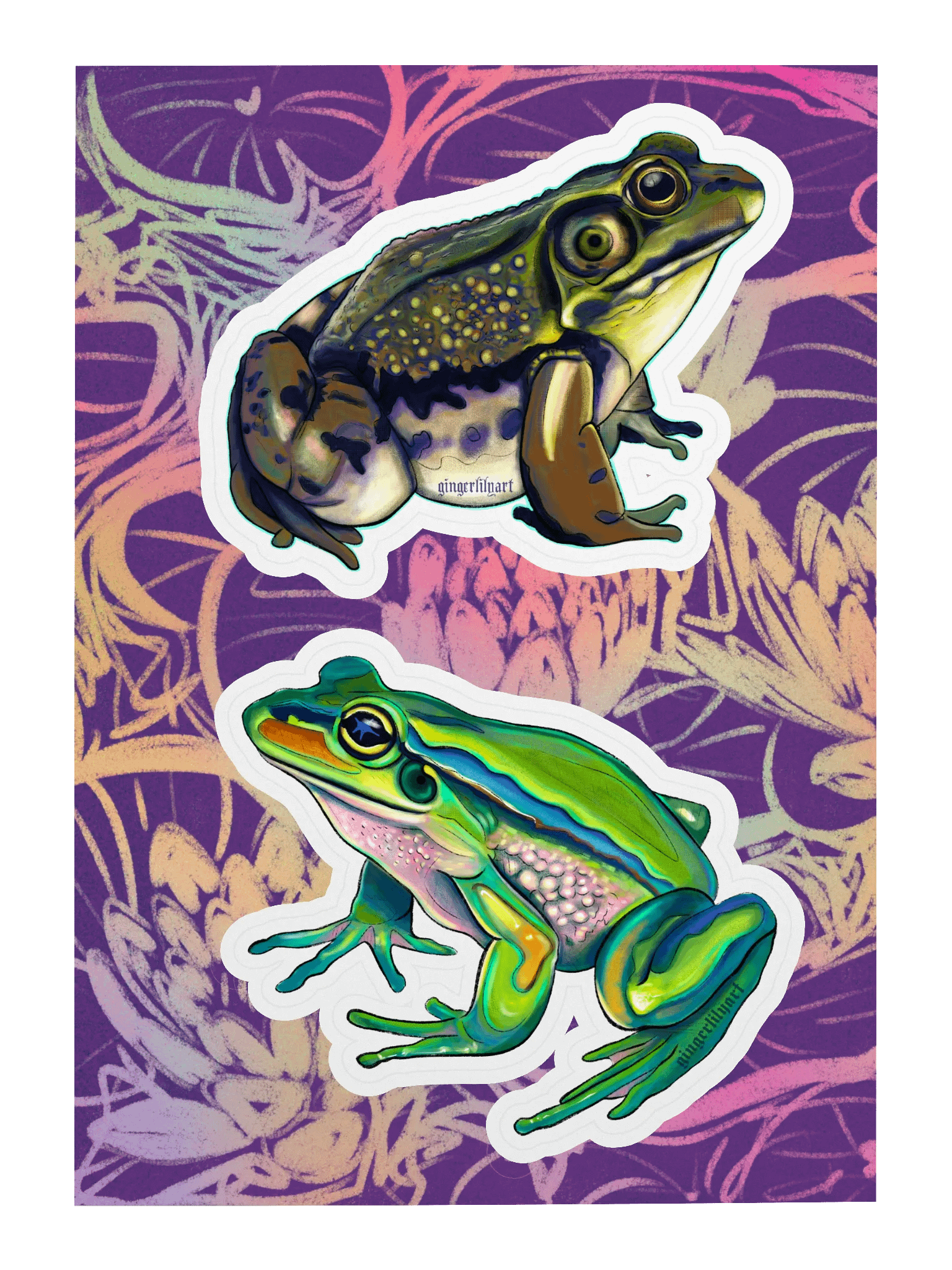 frog sticker duo product image (3)