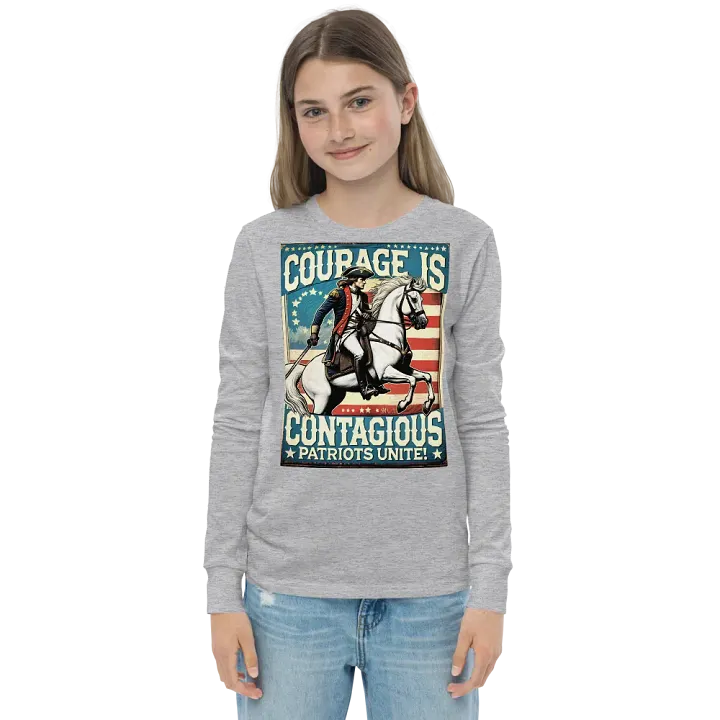 Courageous Patriots Youth Long Sleeve T-Shirt product image (4)