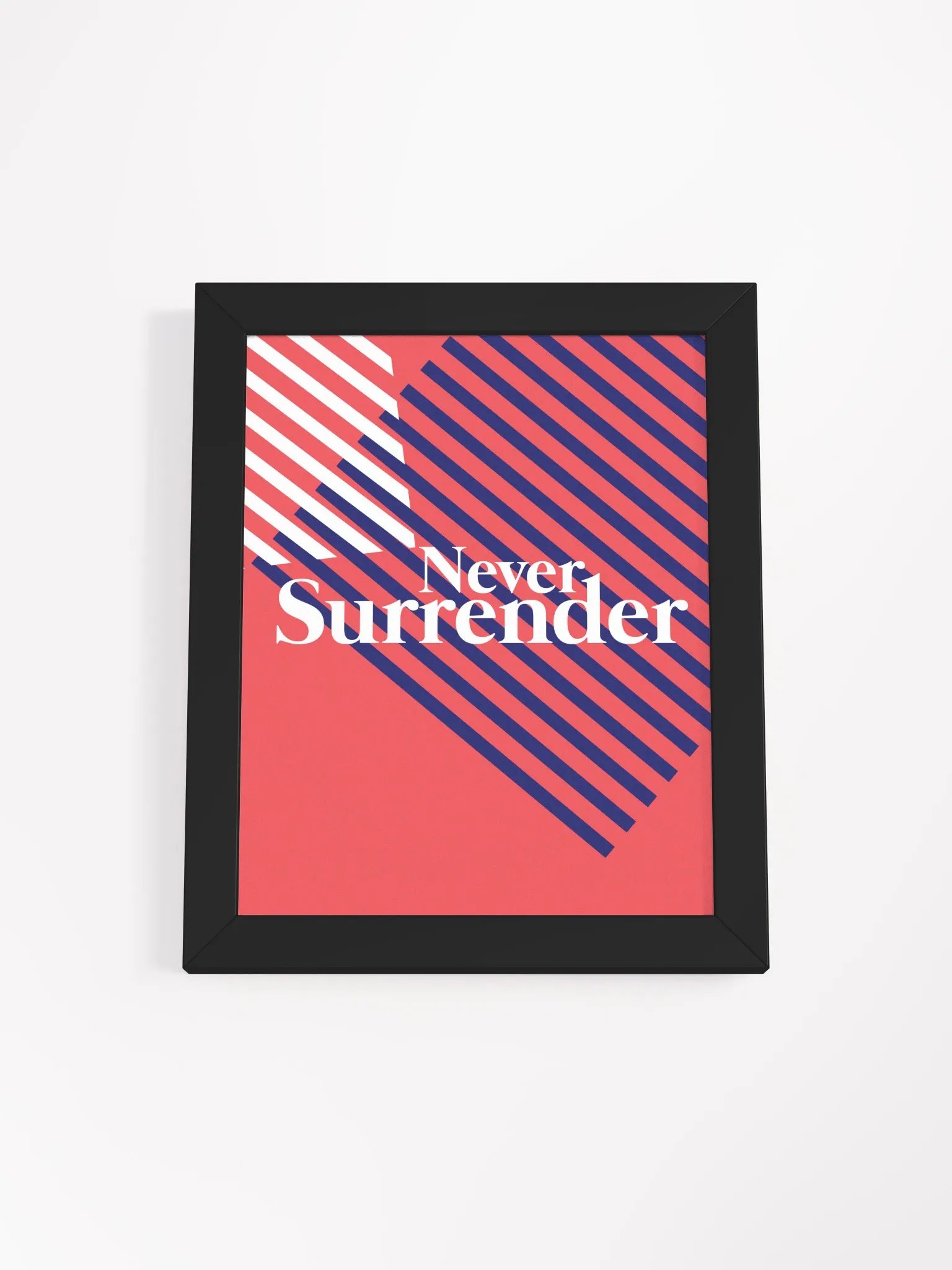 Never Surrender Desk Art product image (1)