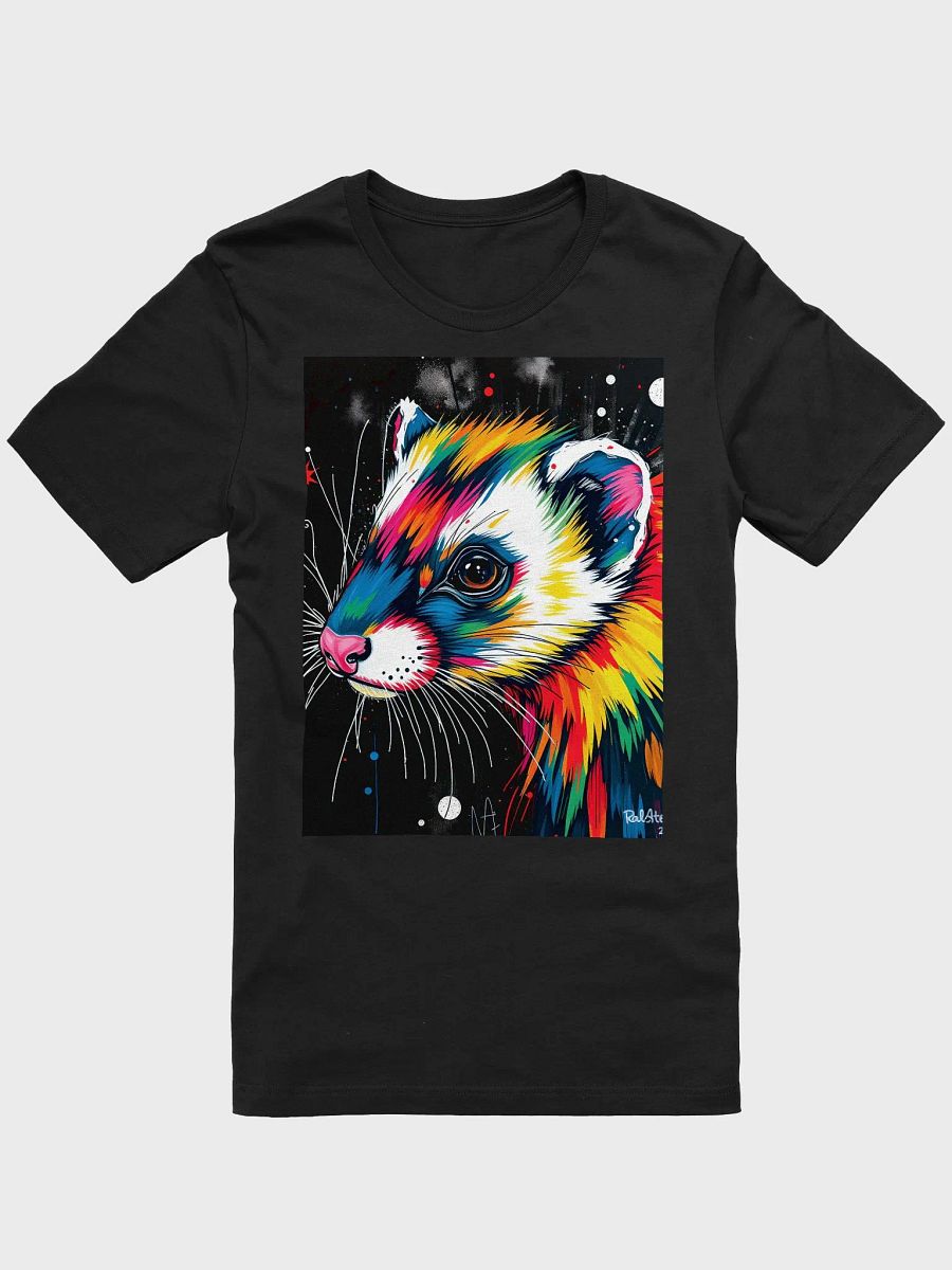 Rainbow Ferret, Iconic Softness T-Shirt product image (1)