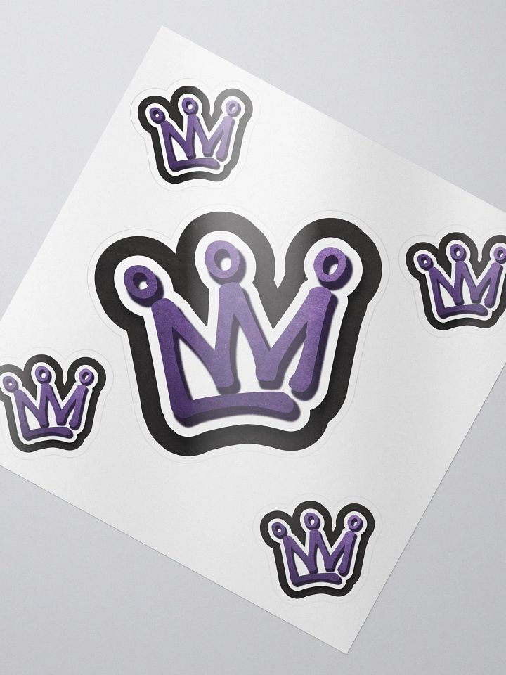 The Crown Kiss Cut Sticker product image (2)