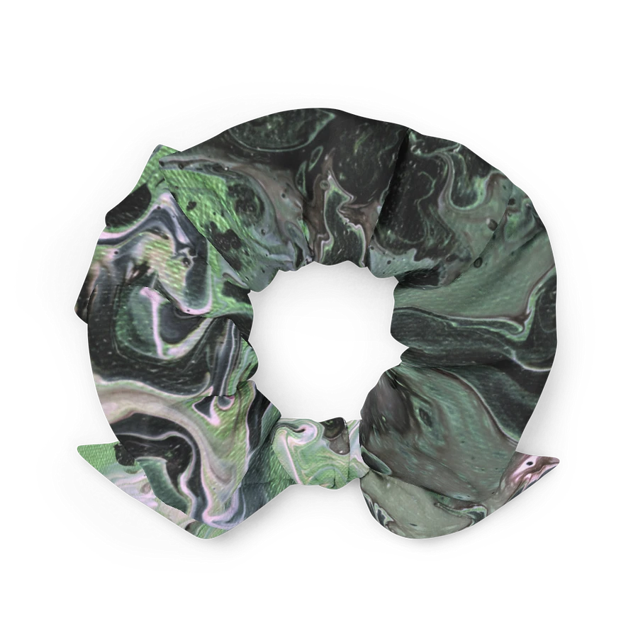 Metallic Green Fluid Acrylic Scrunchie product image (2)