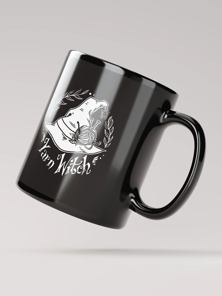 Yarn Witch Live Mug [Black] - Logo only product image (3)
