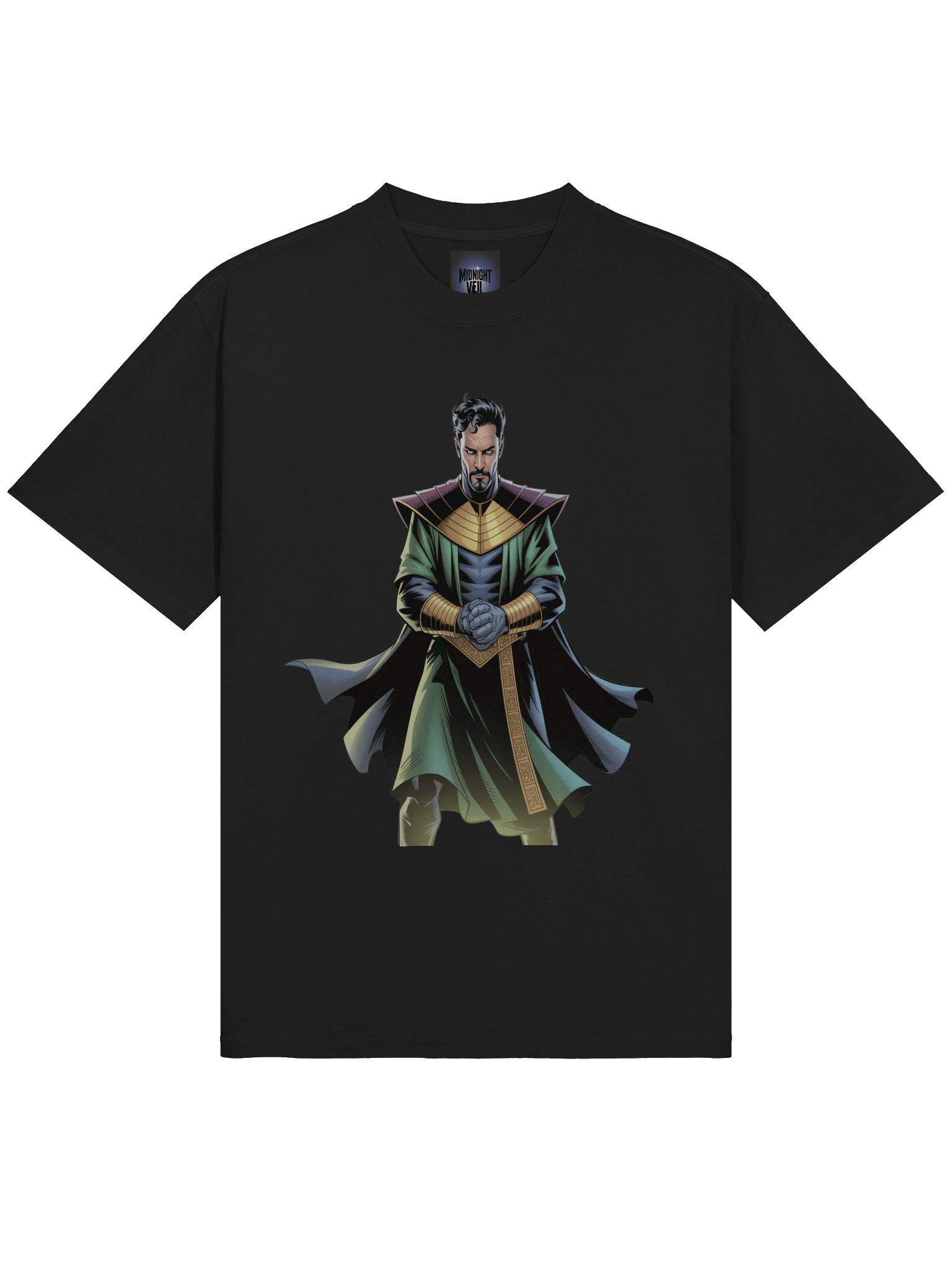 Demon's Dominion: Ra’s Al Ghul Inspired Oversized Faded T-Shirt product image (5)