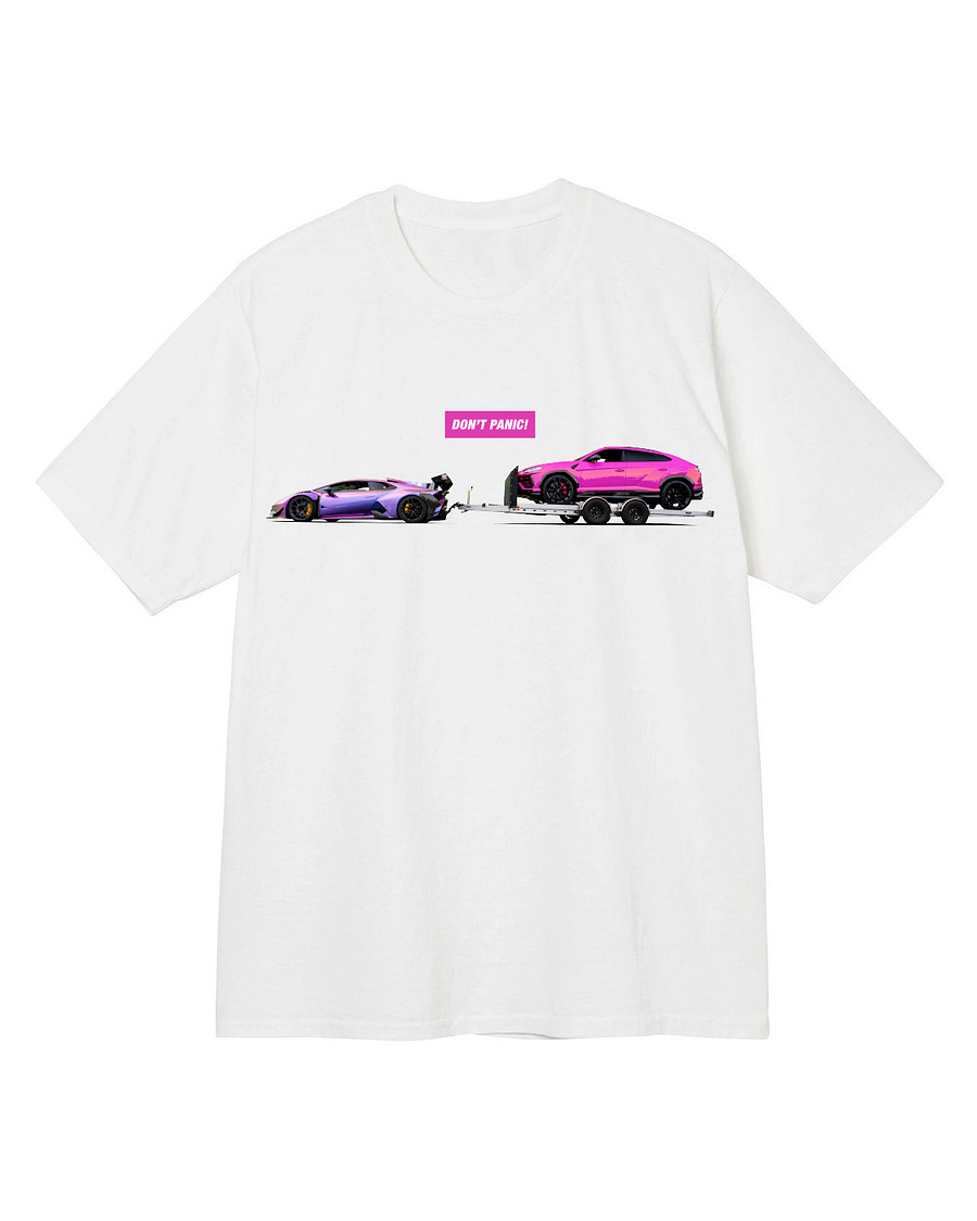 LAMBO TRAILER T-SHIRT WHITE - AlexChoi