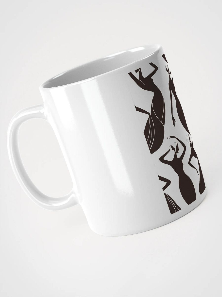 Abstract Female Silhouettes White Glossy Mug product image (8)