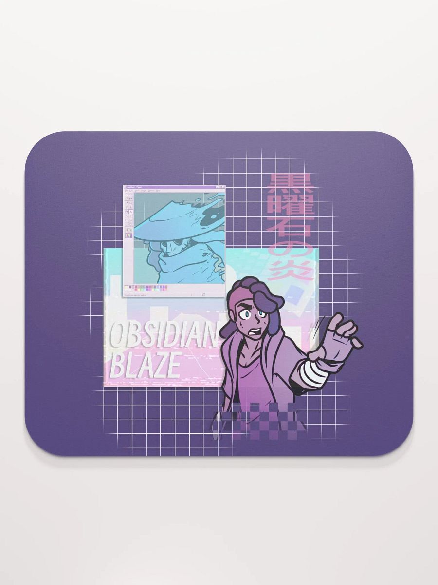 Obsidian Blaze Vapour Mousepad product image (2)