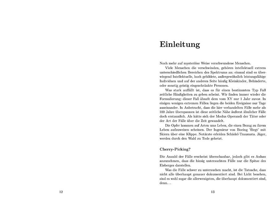 Verschwundene Menschen =3- Taschenbuch product image (3)