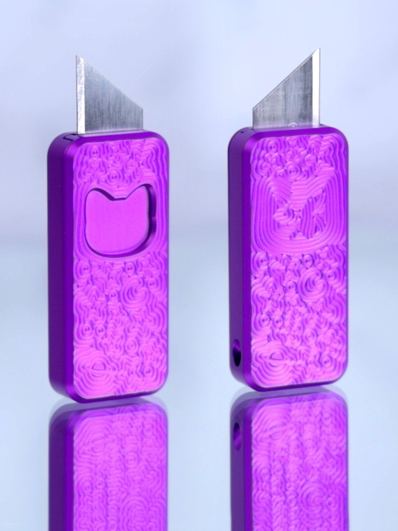 Evan and Katelyn Fidget Blade Box Opener - Purple Special Edition product image (2)