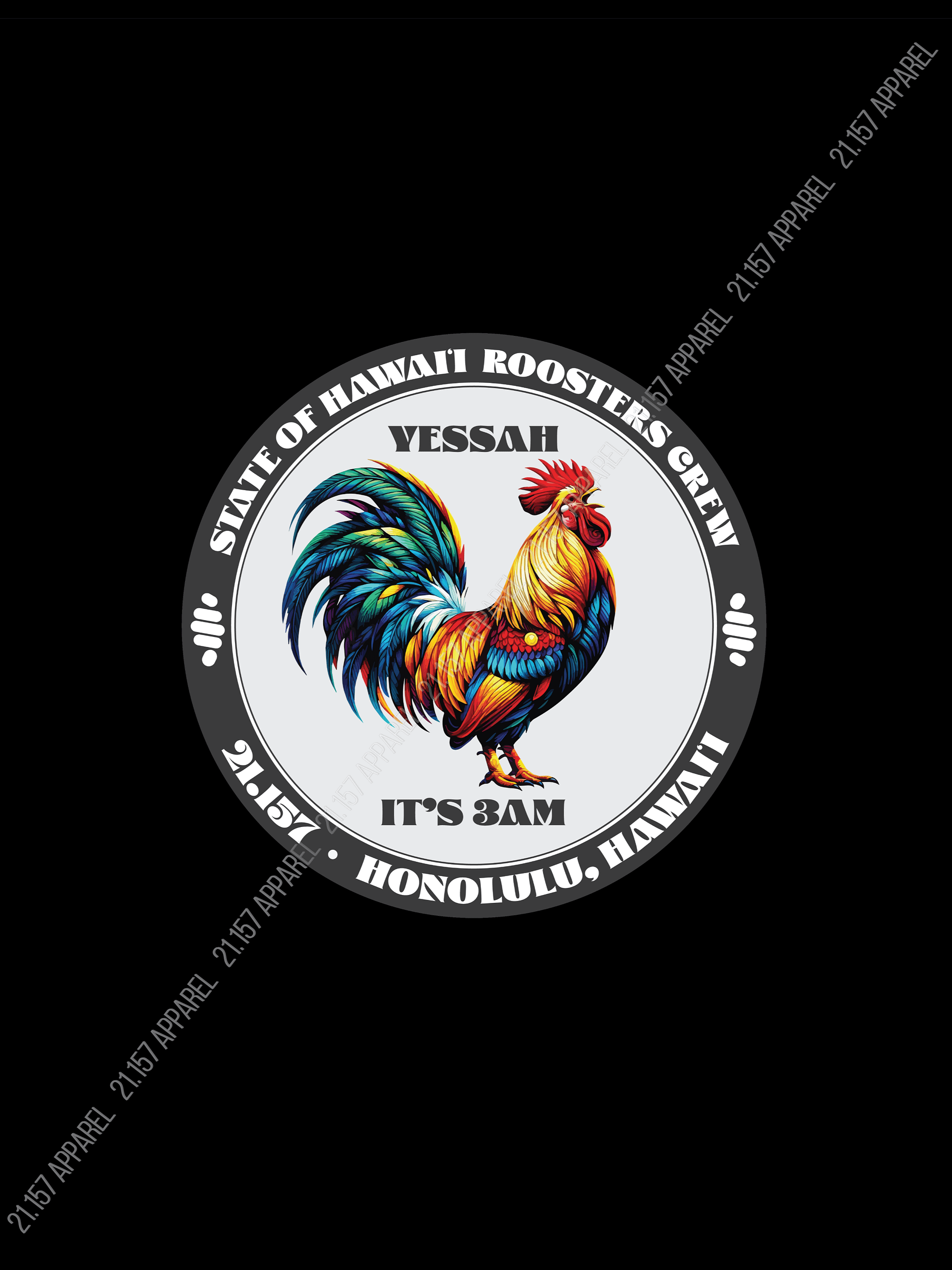 Hawaii Roosters Crew Shirt product image (17)