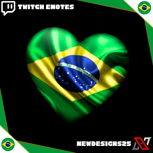 Brazil Animated Heart Emote product image (1)
