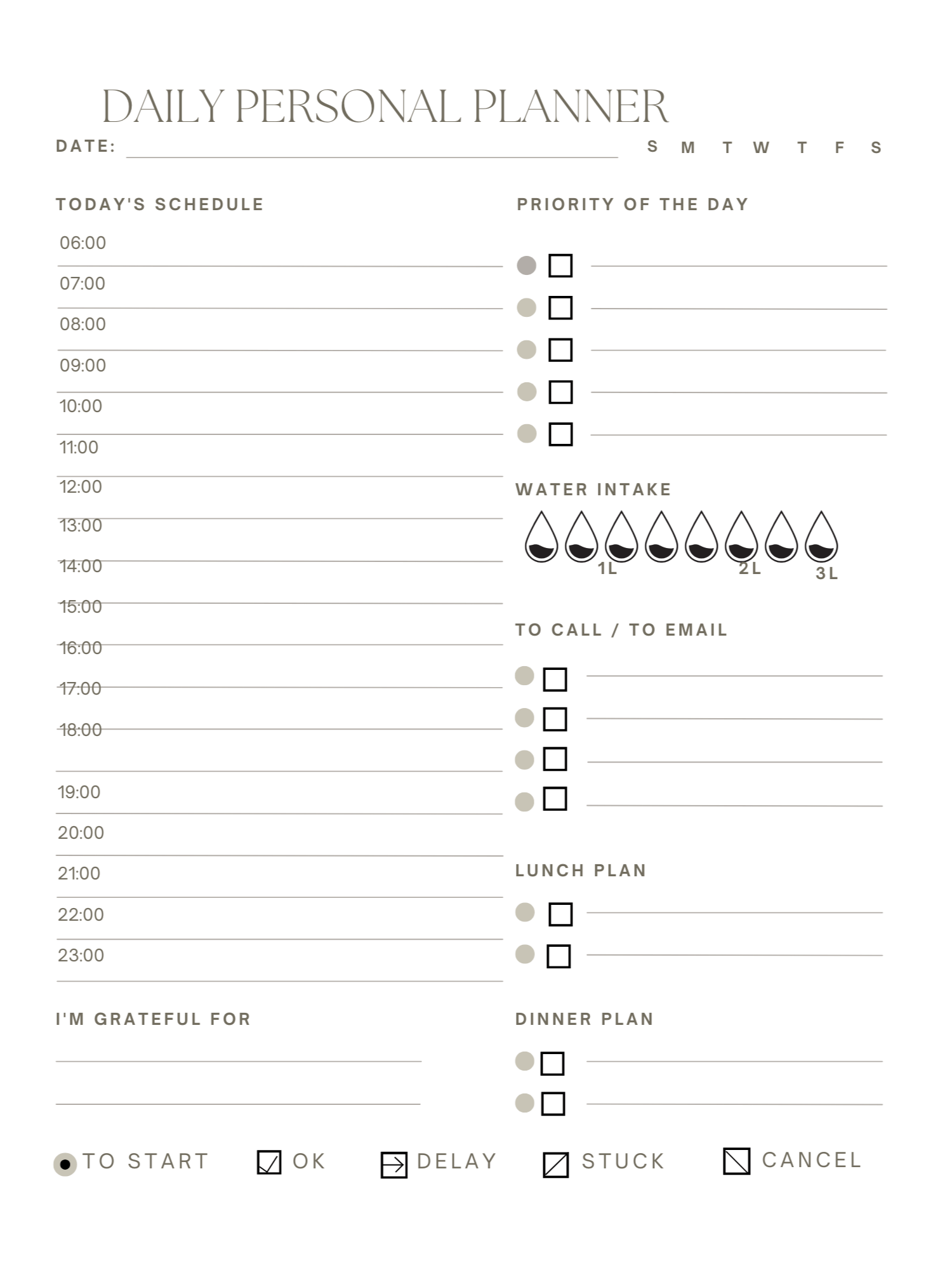 ;My Daily Blueprint: A Personal Guide to Productivity The Everyday Journal: Organize, Reflect, Achie product image (1)