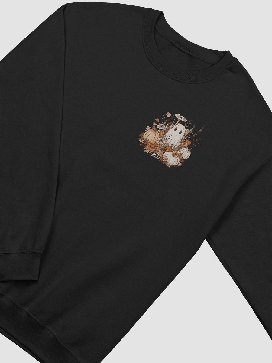 Pocket Style Boho Halloween Ghost Print Long Sleeve Unisex Sweatshirt Top product image (25)