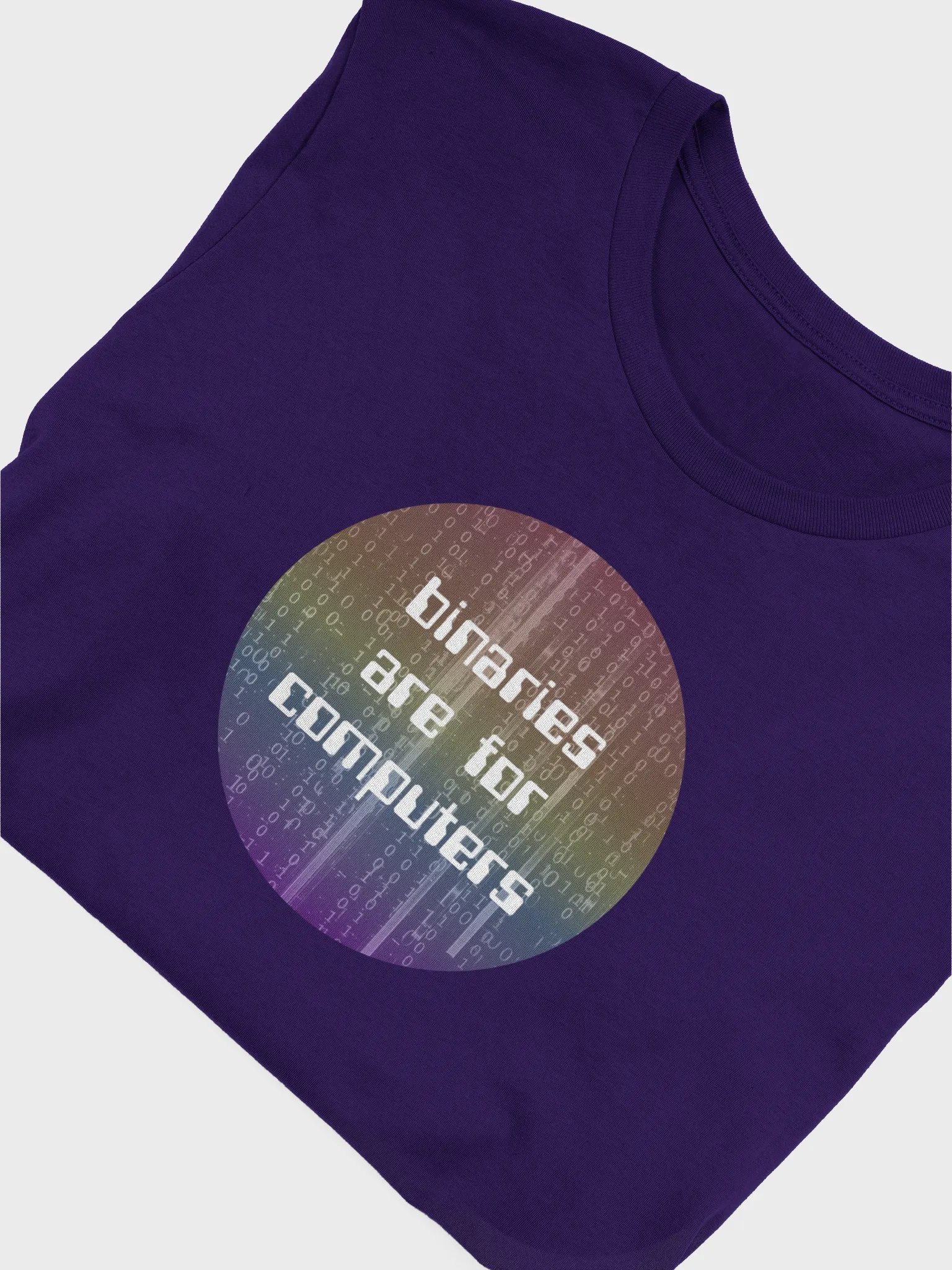 binaries are for computers xenogender t-shirt product image (5)