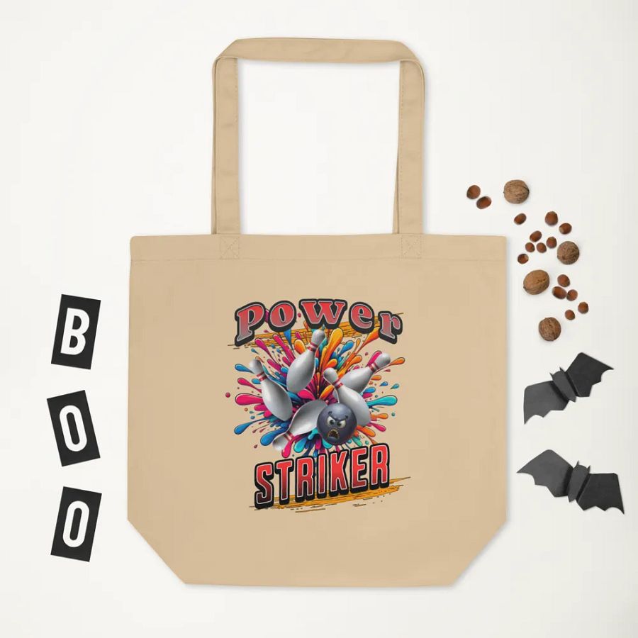 Power Striker Bowling Ball Tote Bag product image (5)