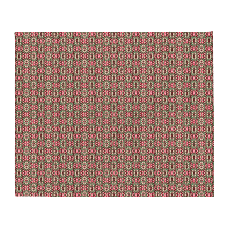 Vibrant Diamond & Floral Throw Blanket product image (3)