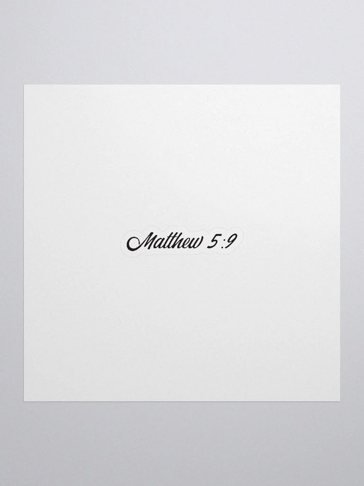 Bible Verse Matthew 5:9 product image (1)