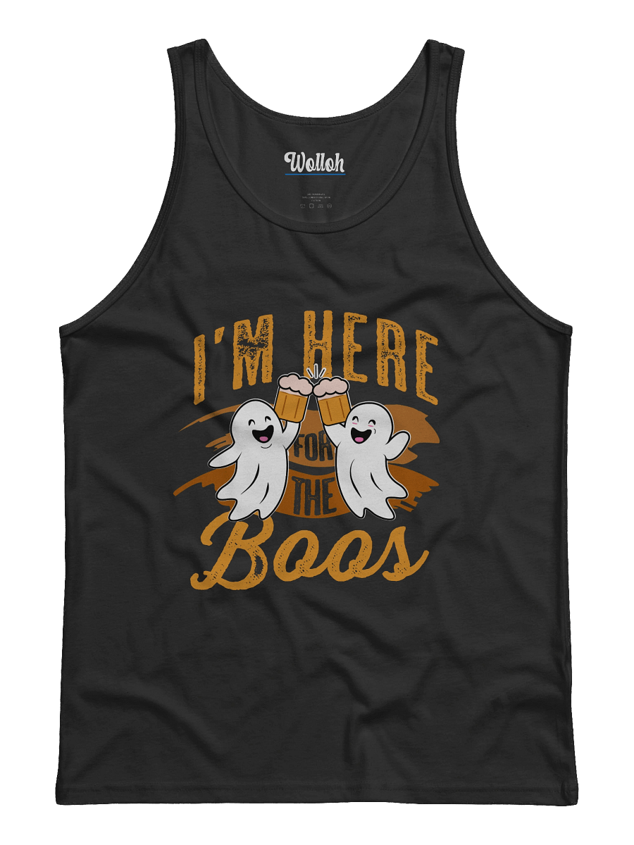 I’m Here for the Boos Tank Top – Funny Sleeveless Halloween shirt for Party product image (1)