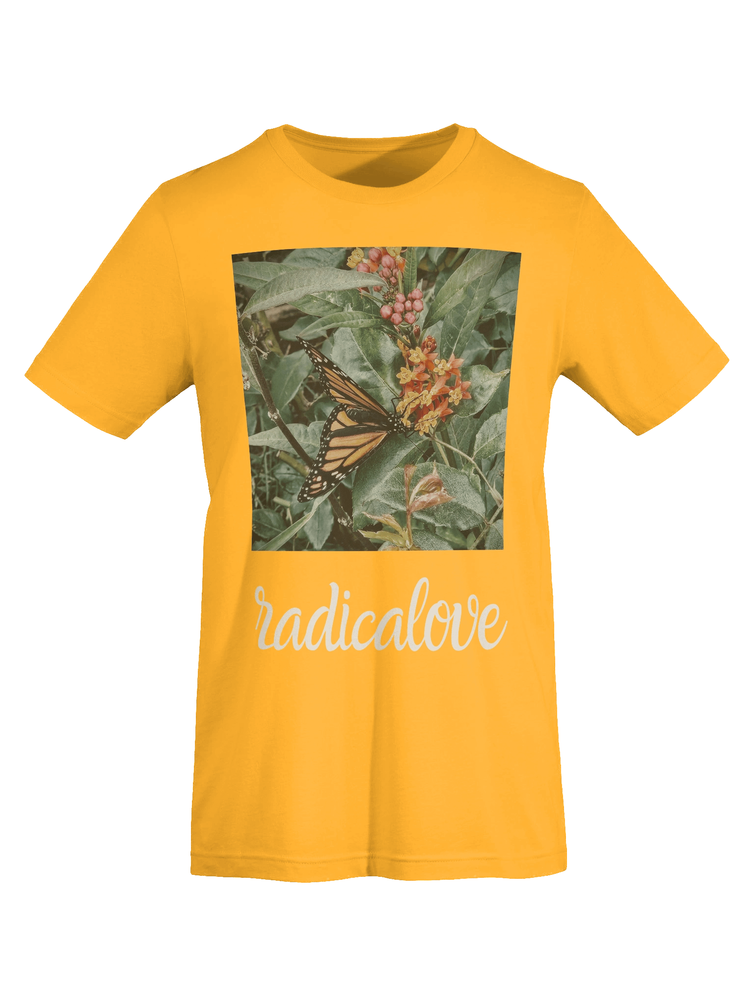 "butterflies" Comfort Tee - Yellow product image (7)