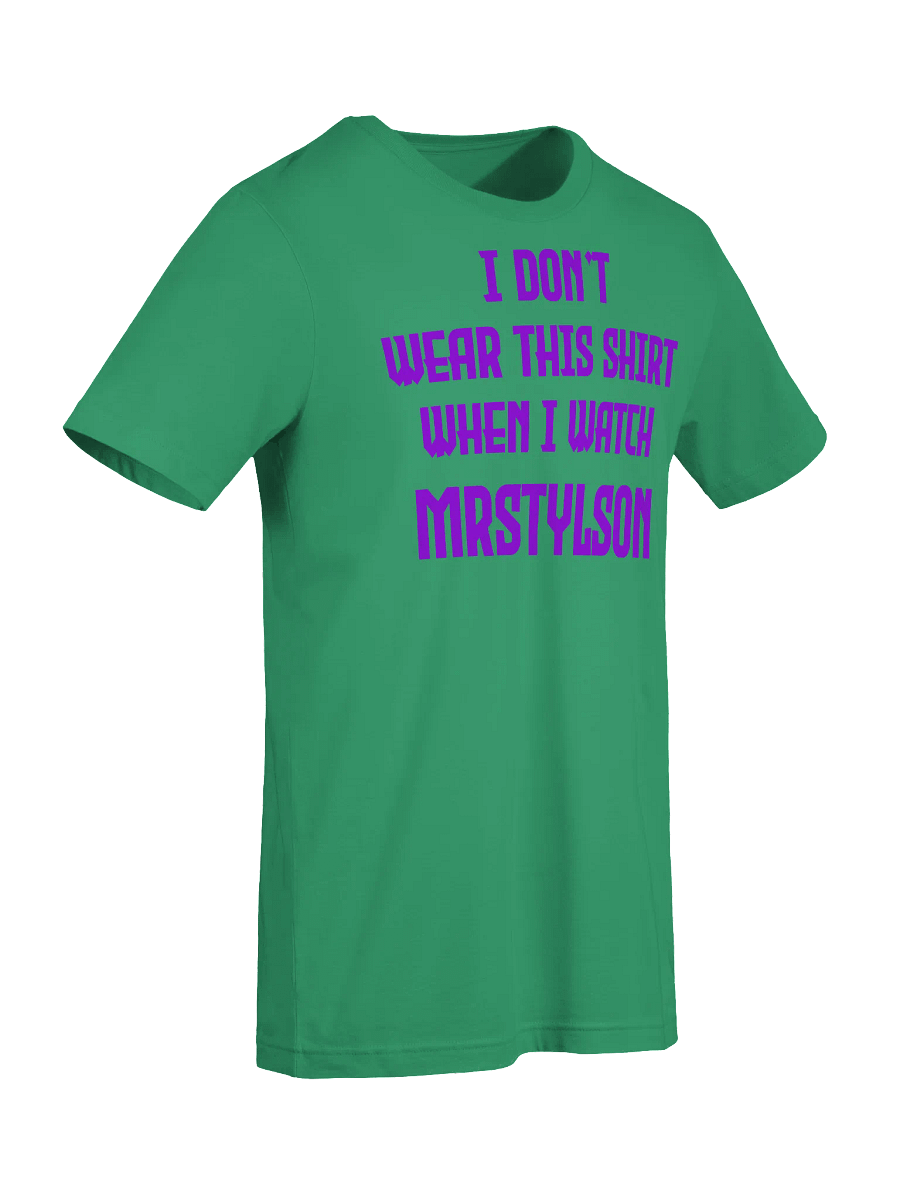 I Don't Wear This Unisex T-Shirt (Purple Text) product image (33)