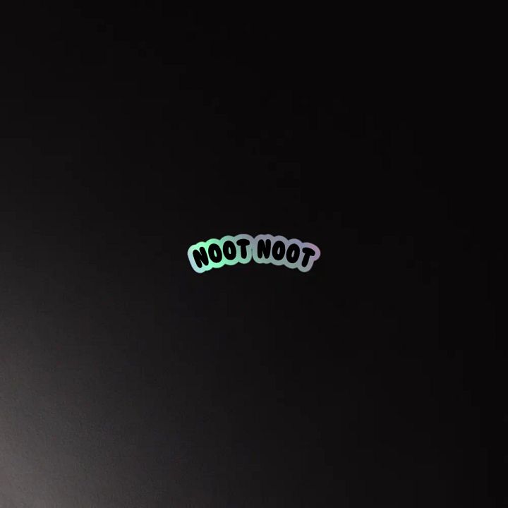 Noot-Noot holographic sticker product image (2)