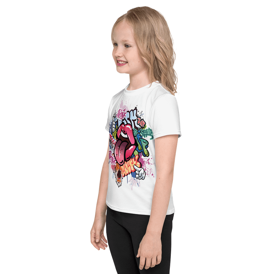 Kids Crew Neck T-Shirt Street Graffiti All-Over Print product image (3)