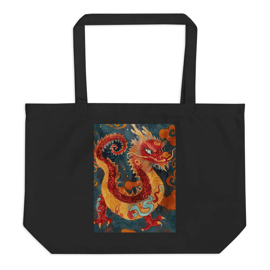 Cute Dragon Eco Tote product image (1)