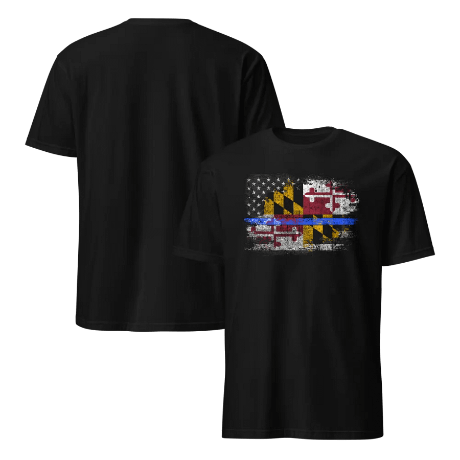 Maryland Thin Blue Line Flag product image (6)