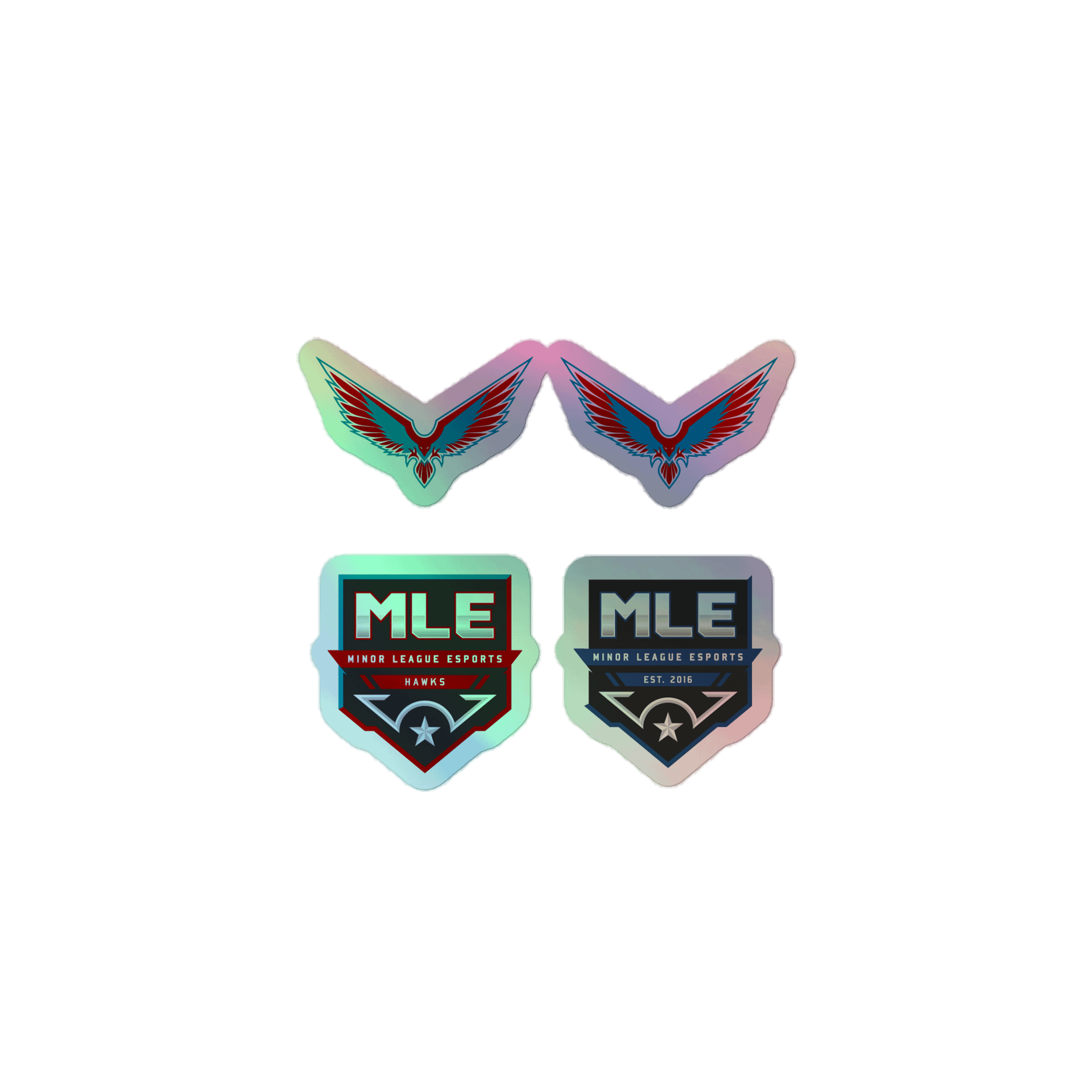 Hawks Holographic Sticker Sheet product image (1)