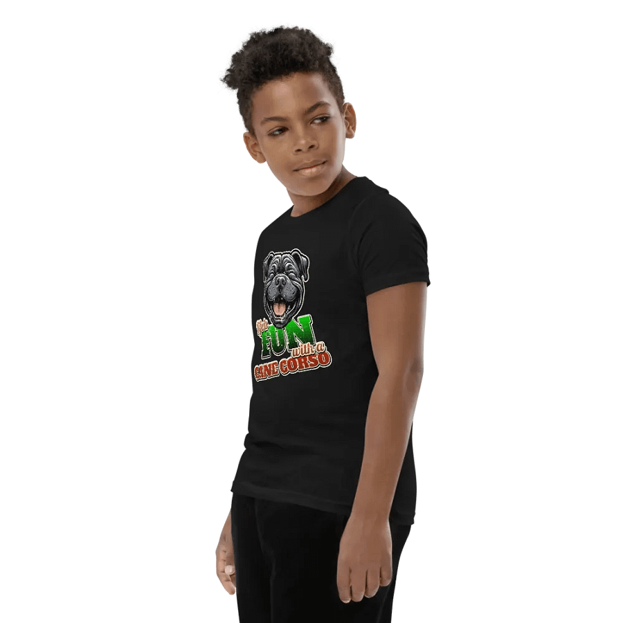 Joyful Cane Corso Youth T-Shirt product image (8)