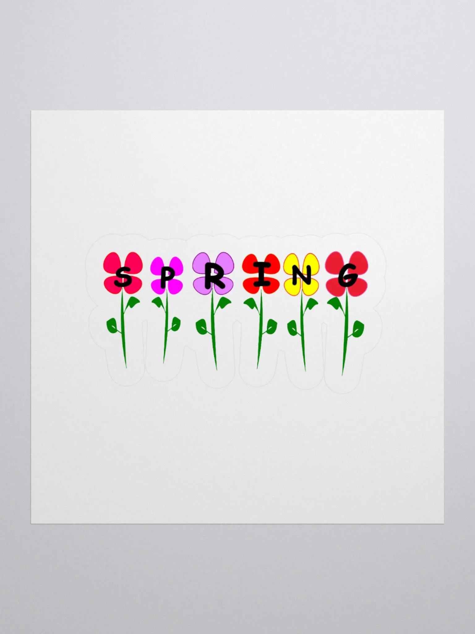 Spring Blossom Kiss Cut Stickers product image (4)