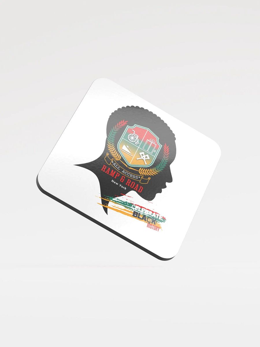 Celebrate Black History Glossed Cork Coaster product image (1)