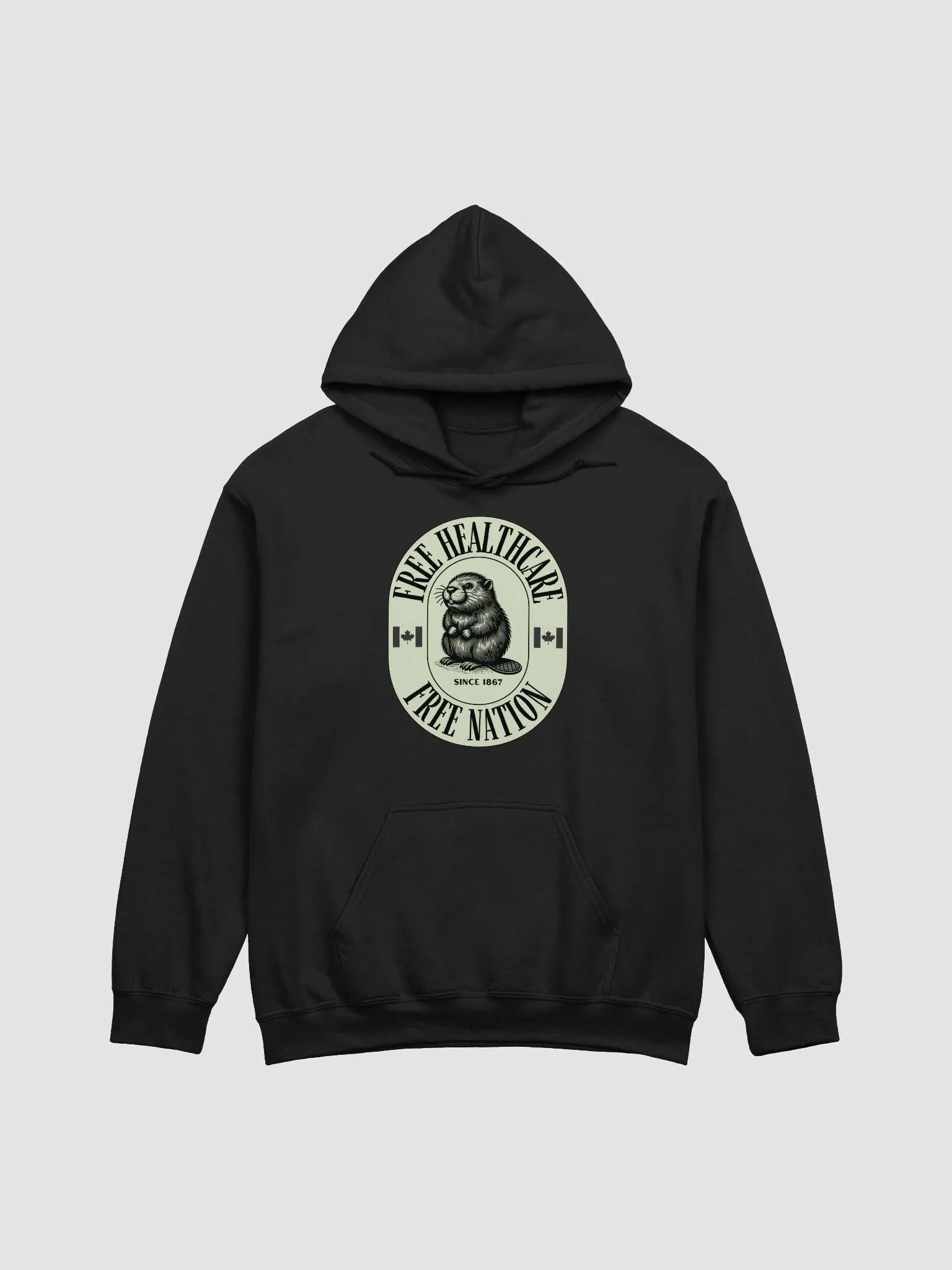 Free Healthcare Beaver Emblem Hoodie product image (2)