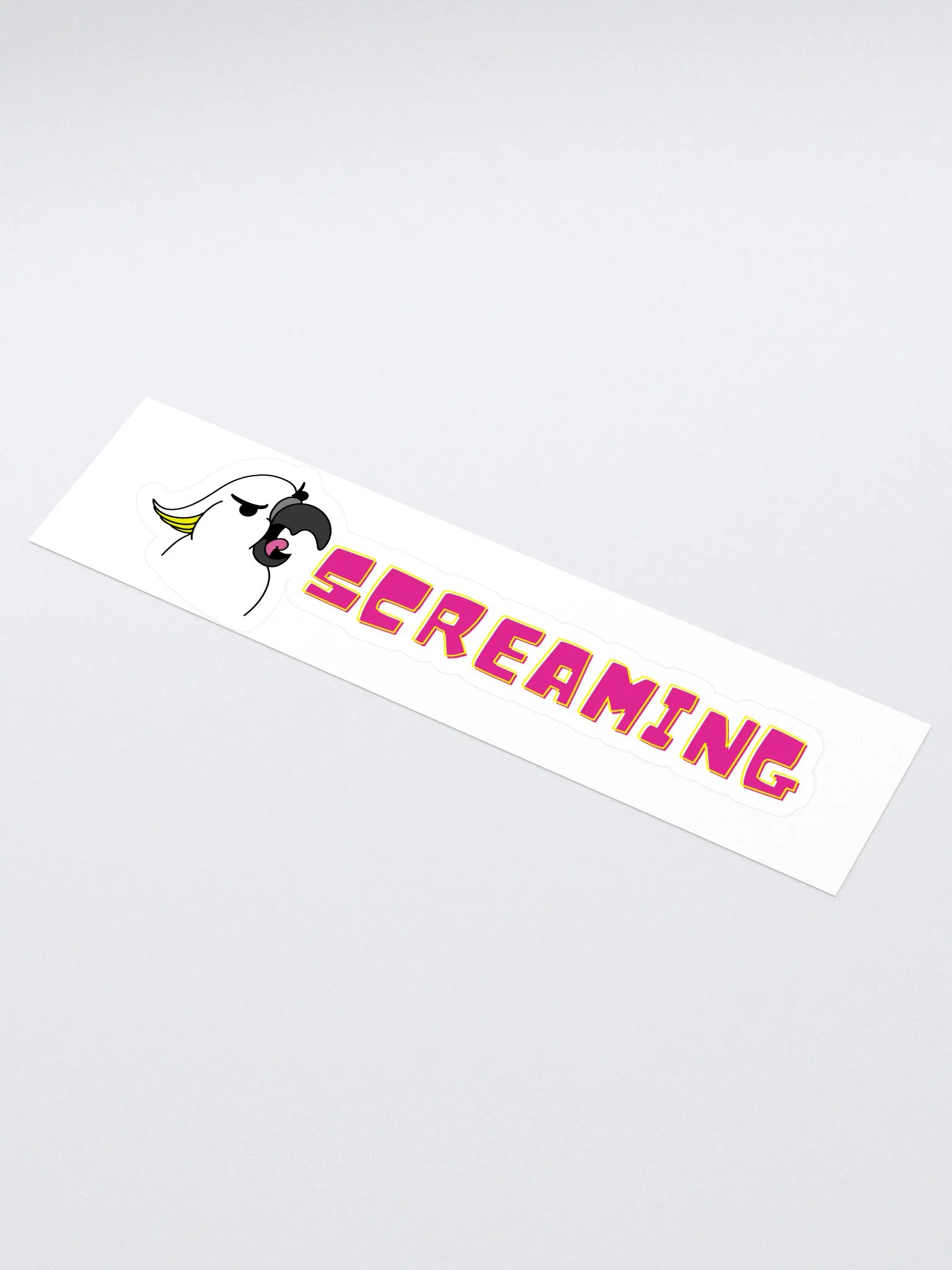 Screaming Cockatoo Long Sticker product image (2)