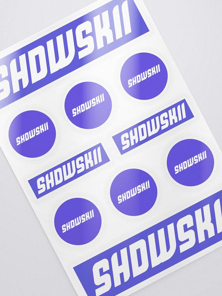 KISS CUT STICKERS / PURPLE product image (2)