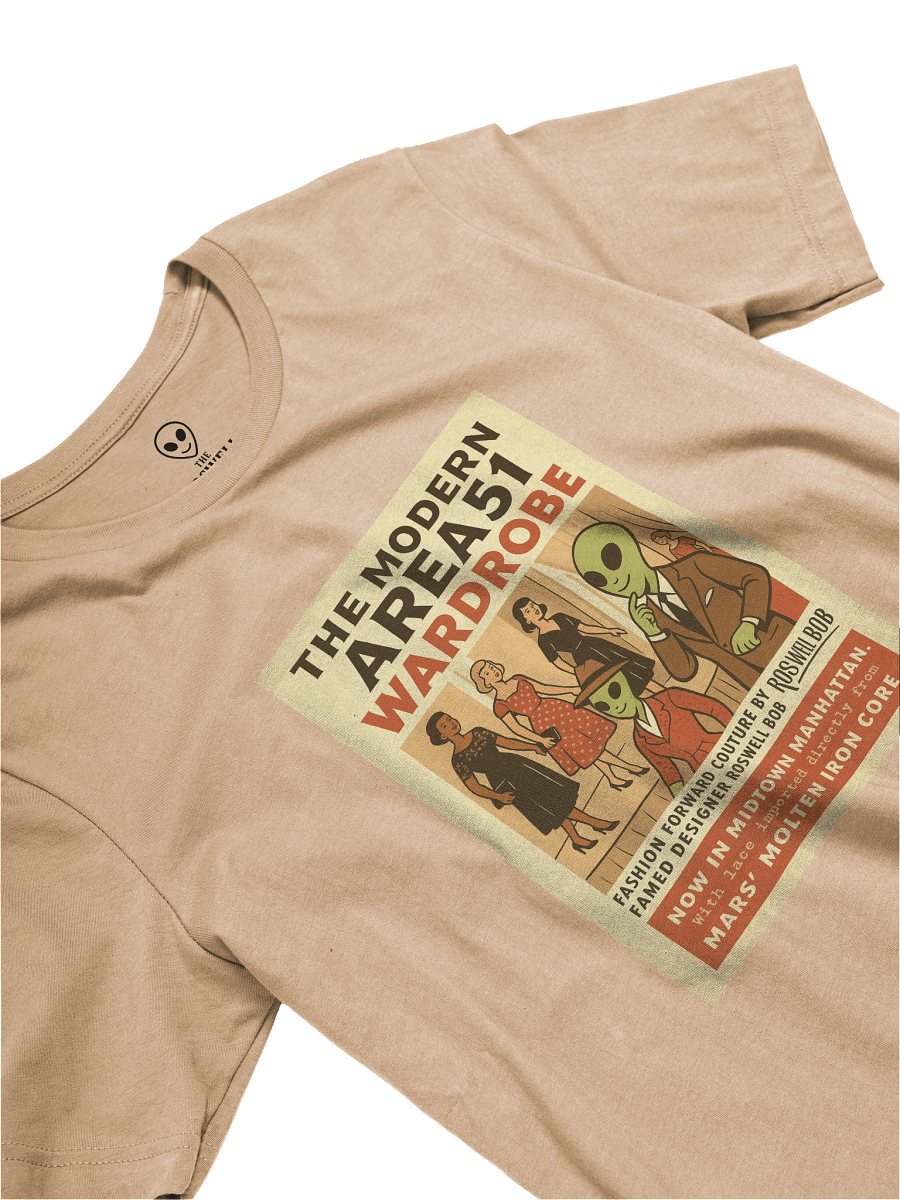 Area 51 Couture Fashion Designer Roswell Aliens 1950's Retro Poster Unisex T-Shirt product image (25)