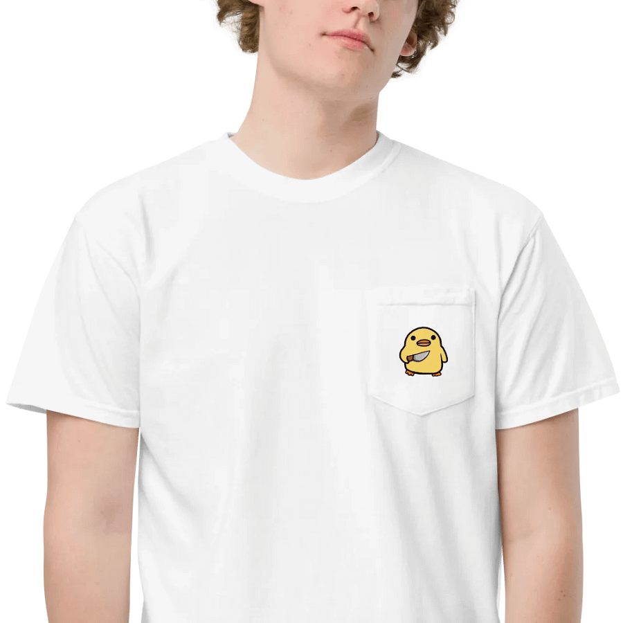 Stabby Duck Pocket Tee product image (1)