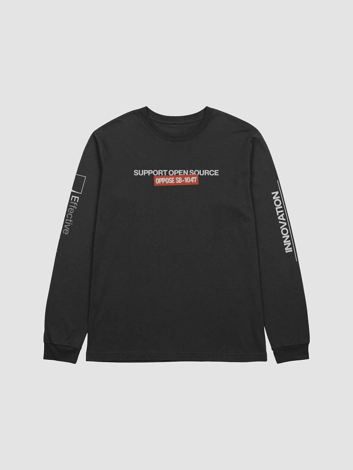 oppose sb-1047, innovation over regulation, e/acc long sleeve tee product image (1)