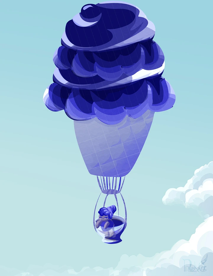 Frosty Balloon Print product image (1)